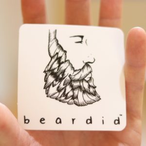 3"x3" Beardid Sticker